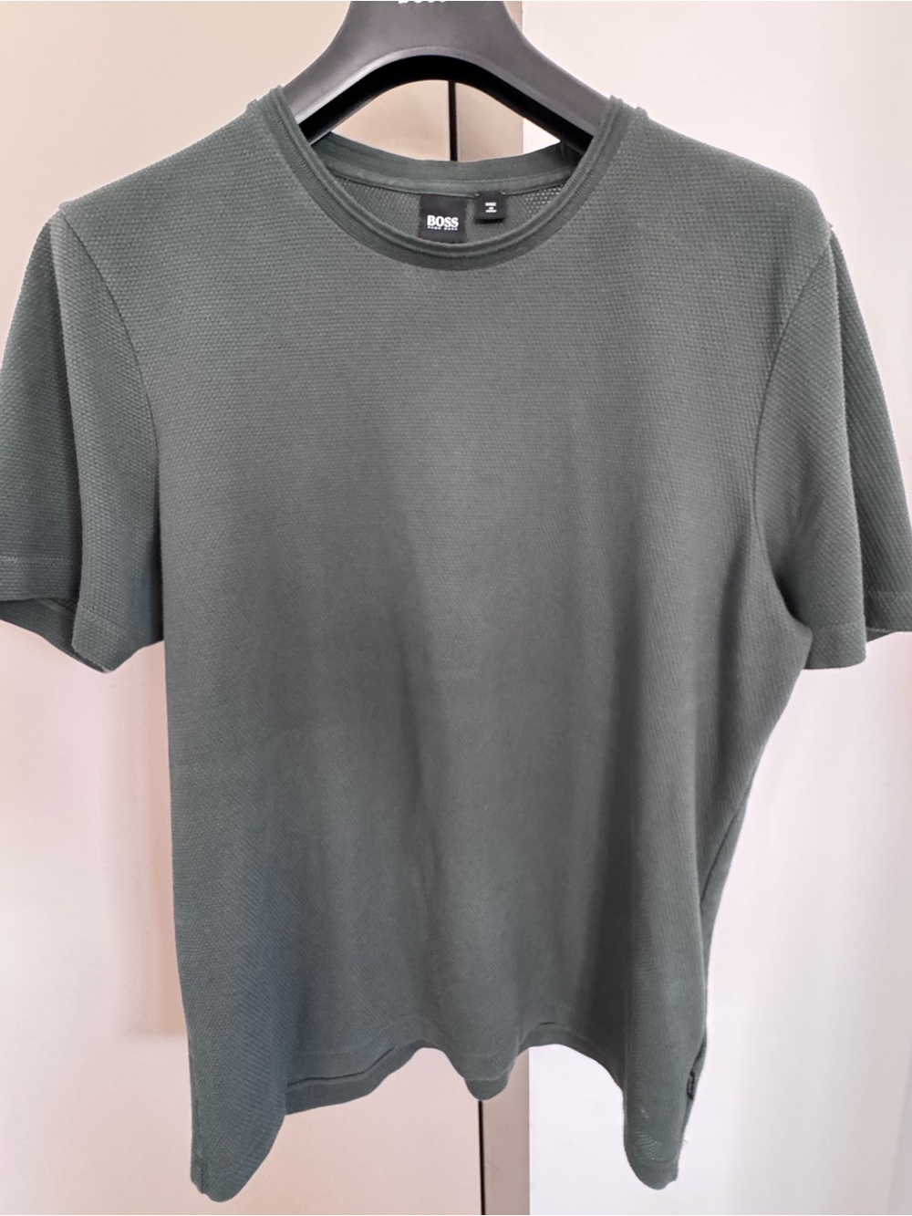 Hugo Boss Short Sleeve Crew Neck T-Shirt in Olive Green